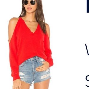 Lanston cold shoulder sweater